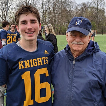 Louie Vardi '24 and Henry Winslow '56